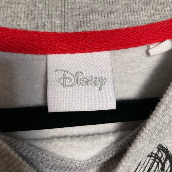 Disney Mickey Mouse Crop Sweatshirt, Grey, Size: L, Vintage - Picture 5 of 9